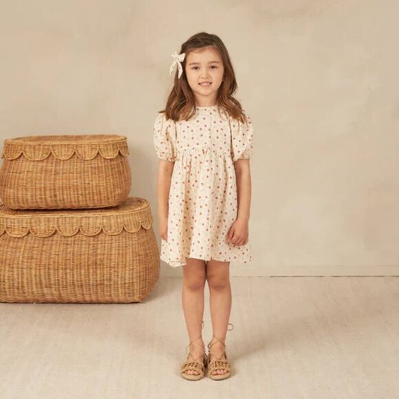 NWT - Rylee + Cru strawberry field dress and sun hat set - Picture 4 of 4